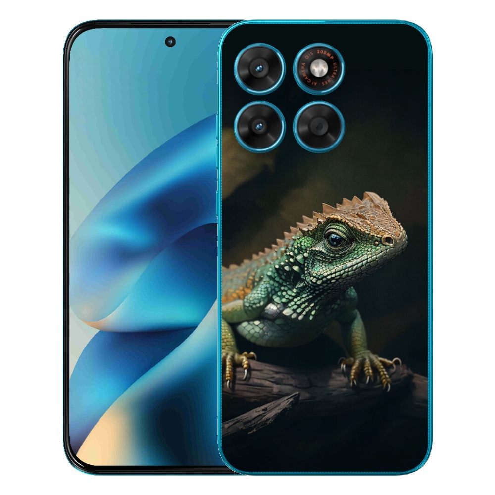 Gelový kryt mmCase na Motorola Moto G87/G77/G67 - ještěr