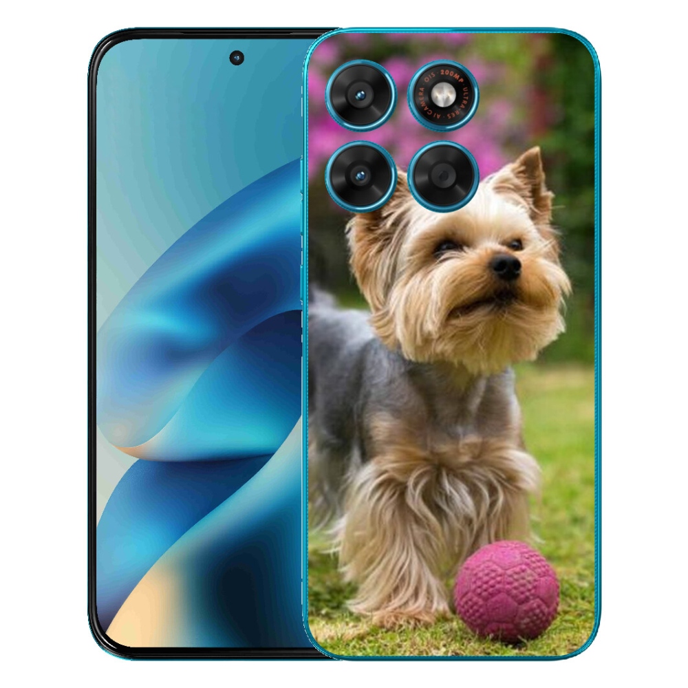 Gelový kryt mmCase na Motorola Moto G87/G77/G67 - jorkšír 4