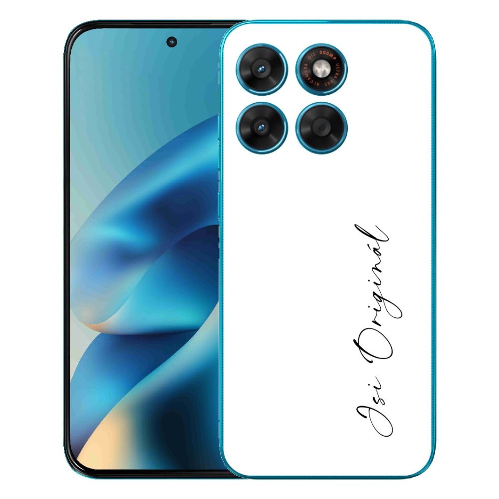Gelový kryt mmCase na Motorola Moto G87/G77/G67 - jsi originál bílé pozadí
