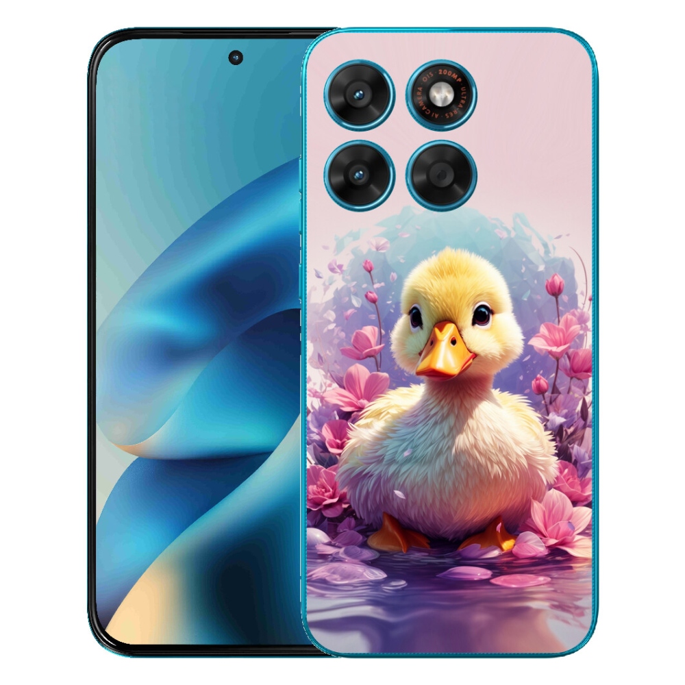 Gelový kryt mmCase na Motorola Moto G87/G77/G67 - kachnička