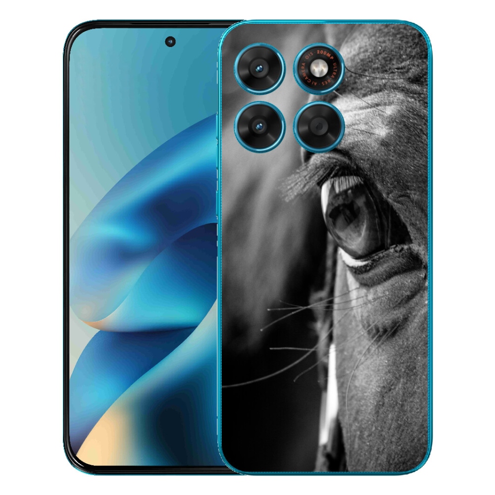 Gelový kryt mmCase na Motorola Moto G87/G77/G67 - koňský pohled