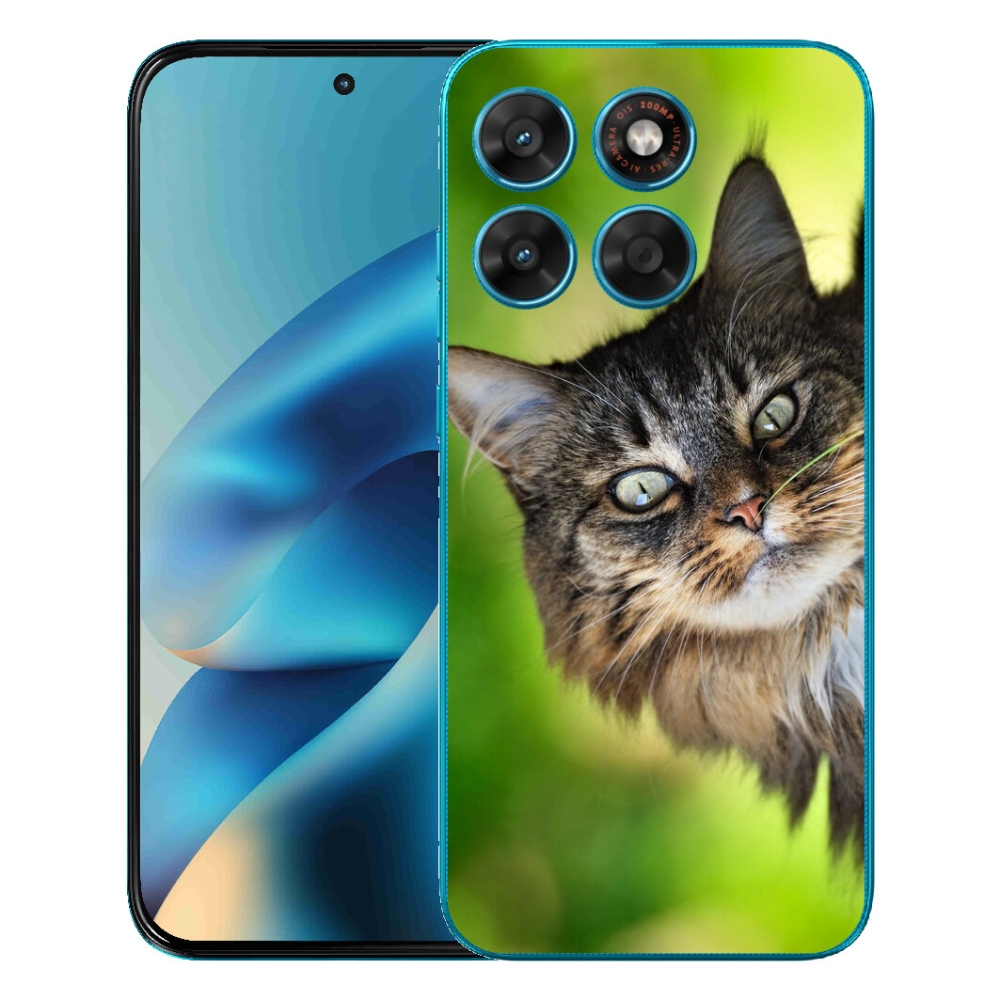 Gelový kryt mmCase na Motorola Moto G87/G77/G67 - kočka 3
