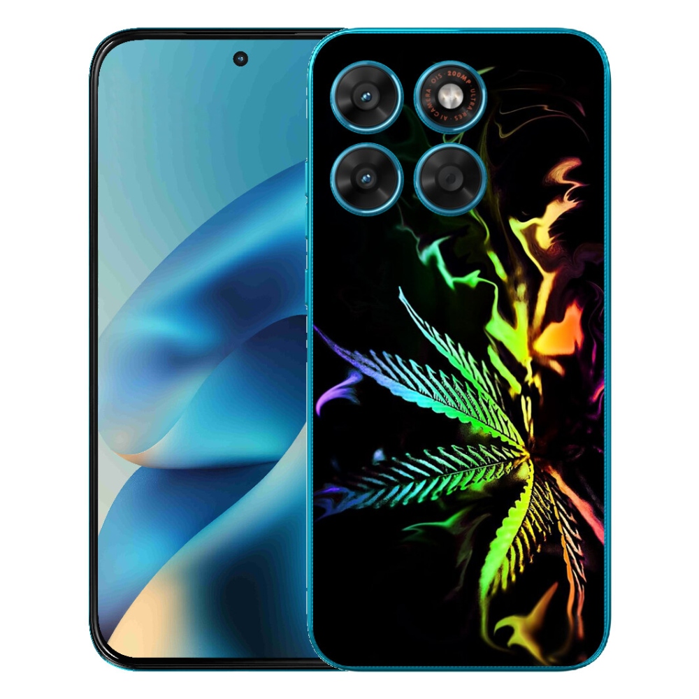 Gelový kryt mmCase na Motorola Moto G87/G77/G67 - konopí 2