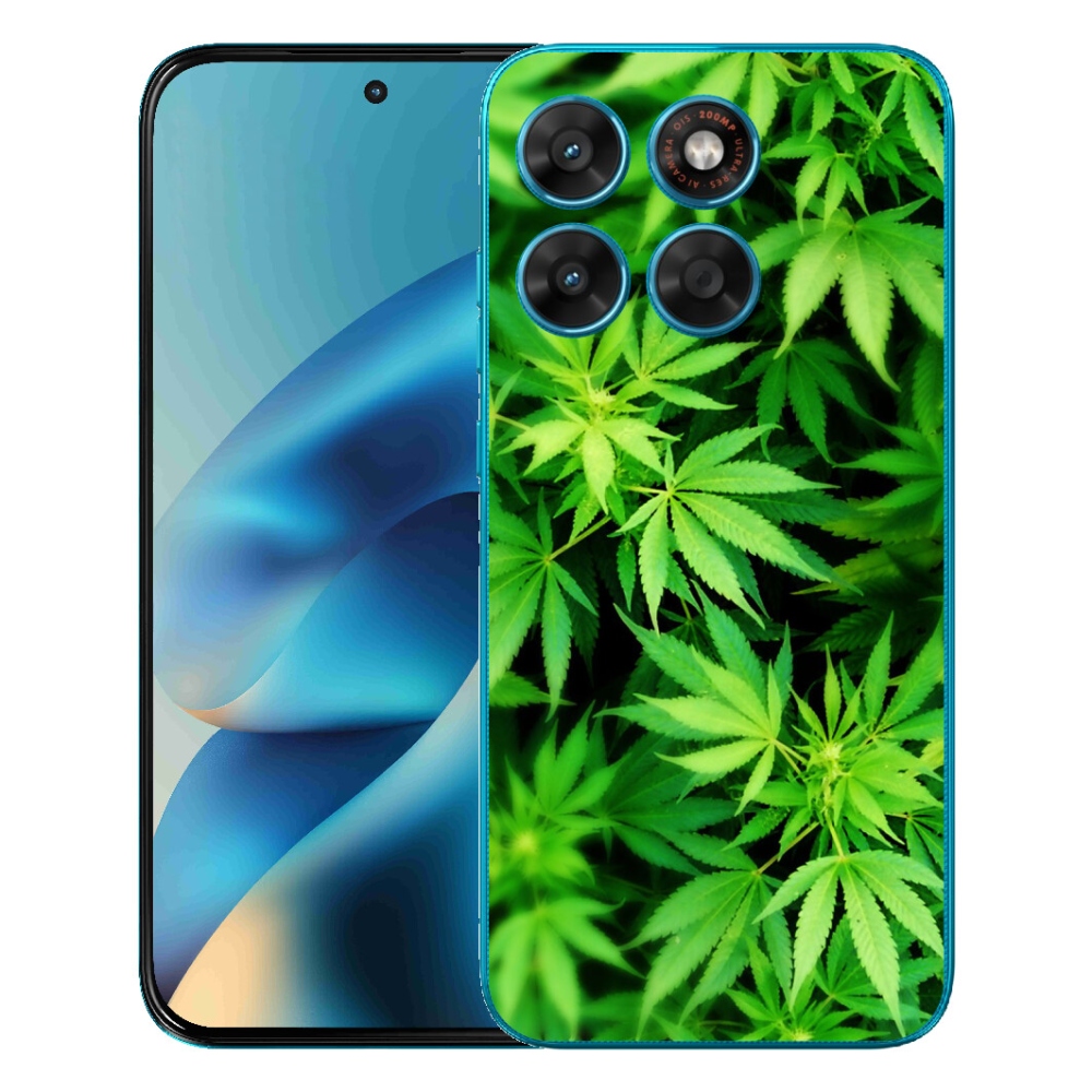 Gelový kryt mmCase na Motorola Moto G87/G77/G67 - konopí 3