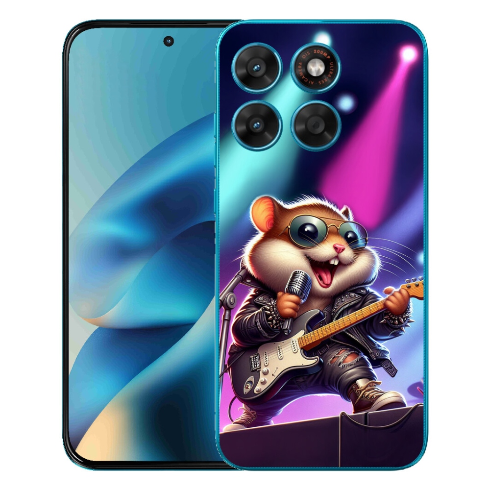 Gelový kryt mmCase na Motorola Moto G87/G77/G67 - křeček rocker