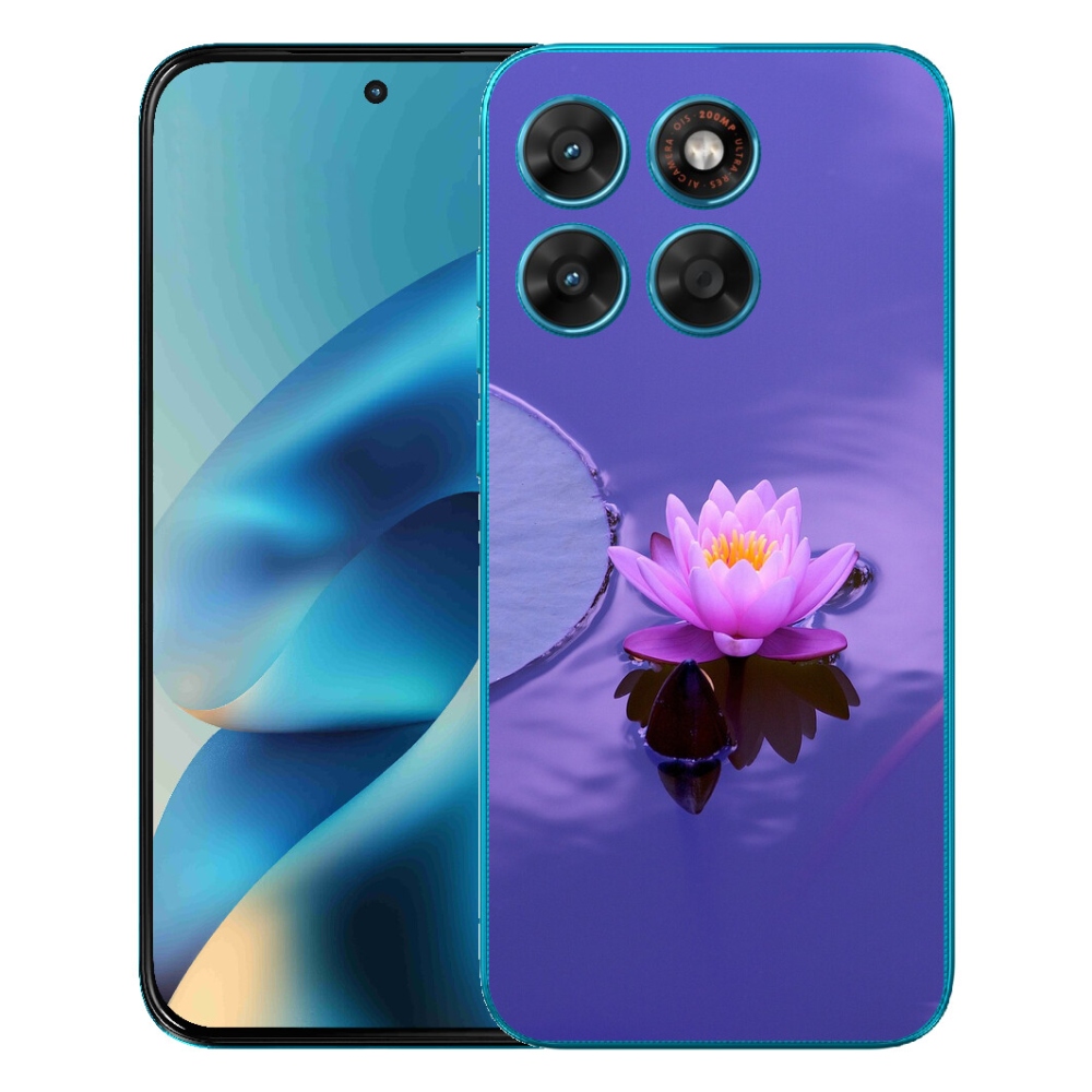 Gelový kryt mmCase na Motorola Moto G87/G77/G67 - květ na hladině