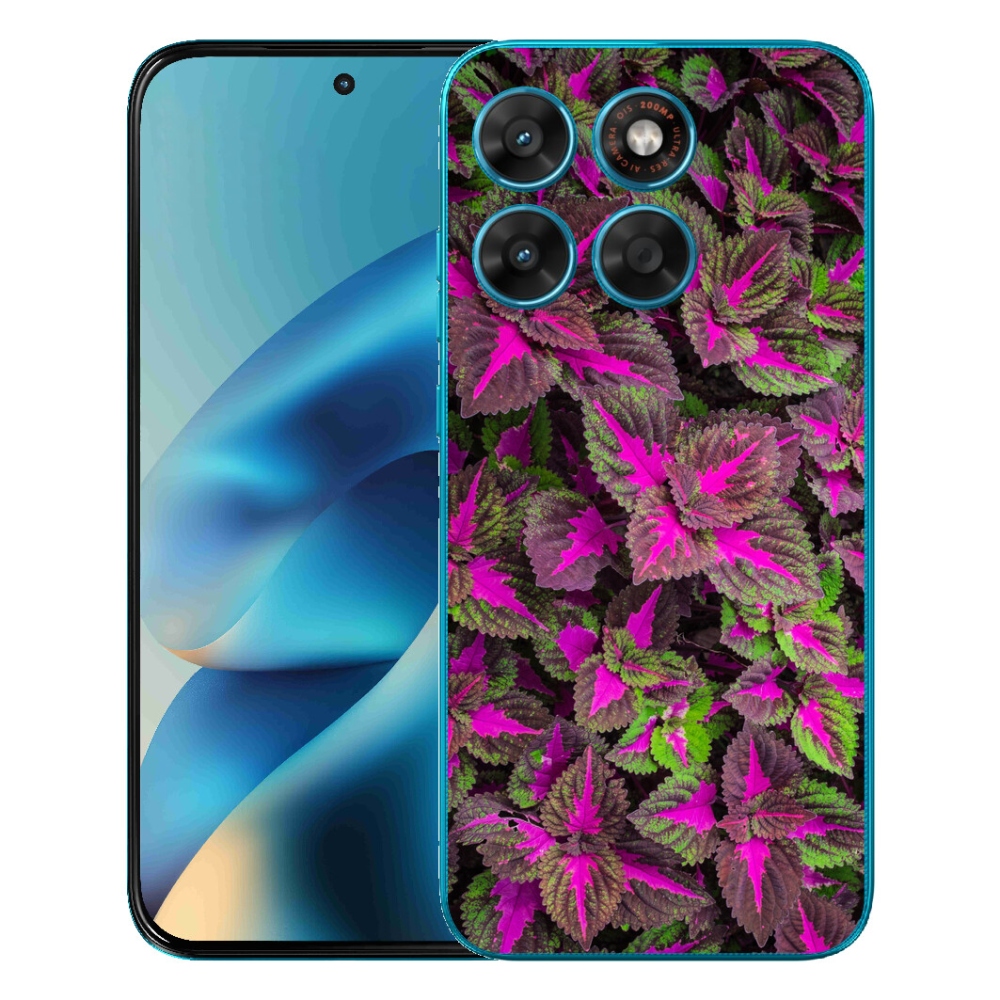 Gelový kryt mmCase na Motorola Moto G87/G77/G67 - květiny 10