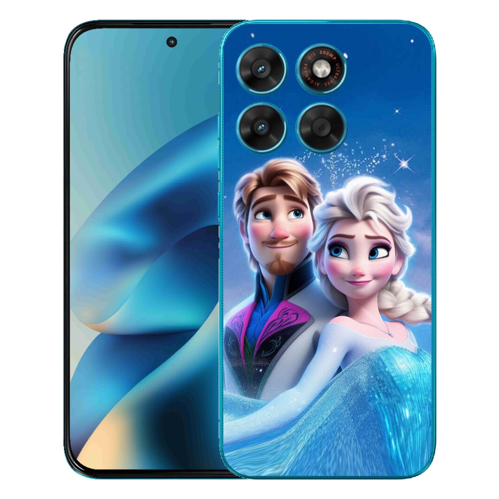 Gelový kryt mmCase na Motorola Moto G87/G77/G67 - ledové království 1