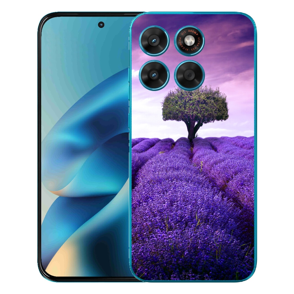Gelový kryt mmCase na Motorola Moto G87/G77/G67 - levandulová louka