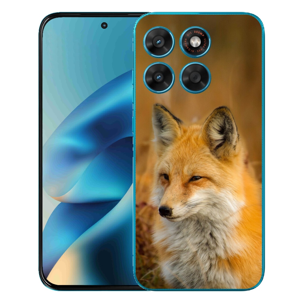 Gelový kryt mmCase na Motorola Moto G87/G77/G67 - liška