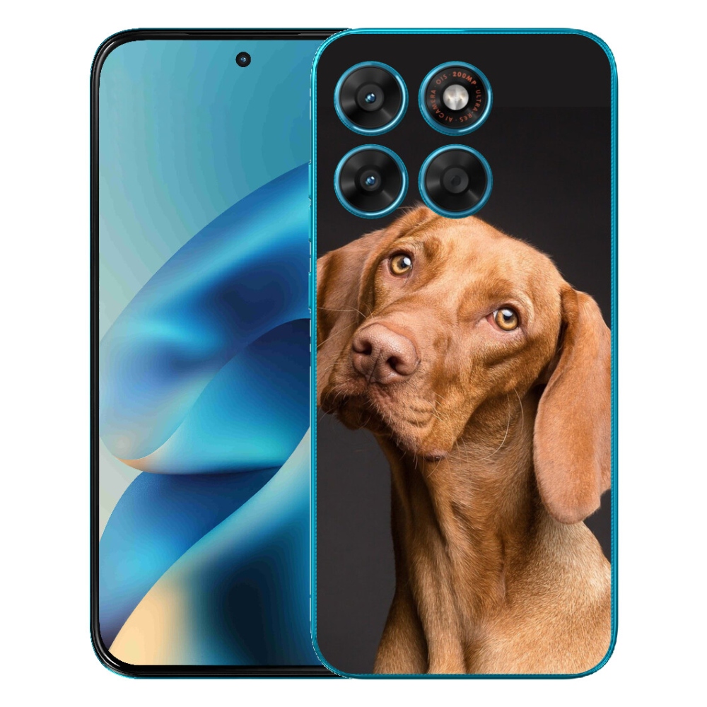 Gelový kryt mmCase na Motorola Moto G87/G77/G67 - maďarský ohař