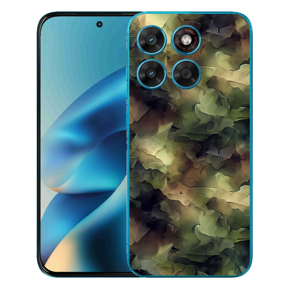 Gelový kryt mmCase na Motorola Moto G87/G77/G67 - maskáčový vzor 10