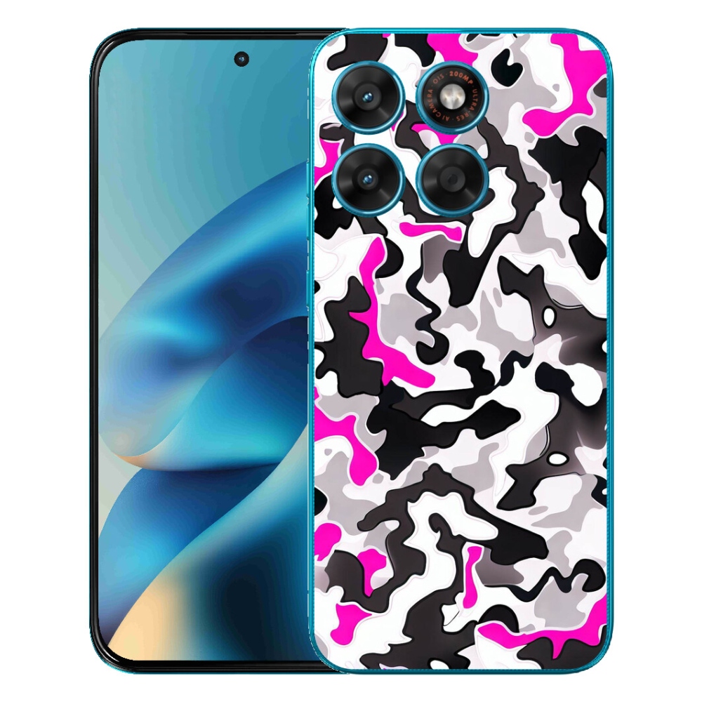 Gelový kryt mmCase na Motorola Moto G87/G77/G67 - maskáčový vzor 5