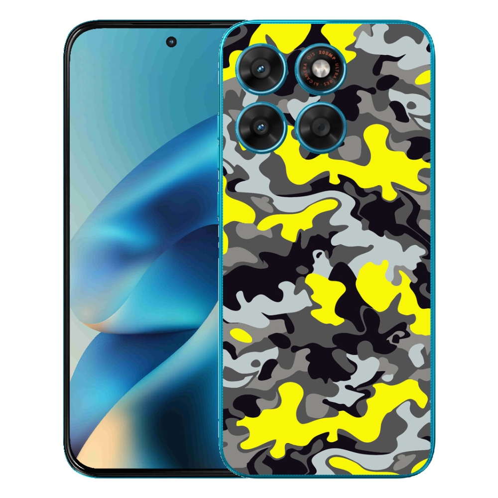 Gelový kryt mmCase na Motorola Moto G87/G77/G67 - maskáčový vzor 6