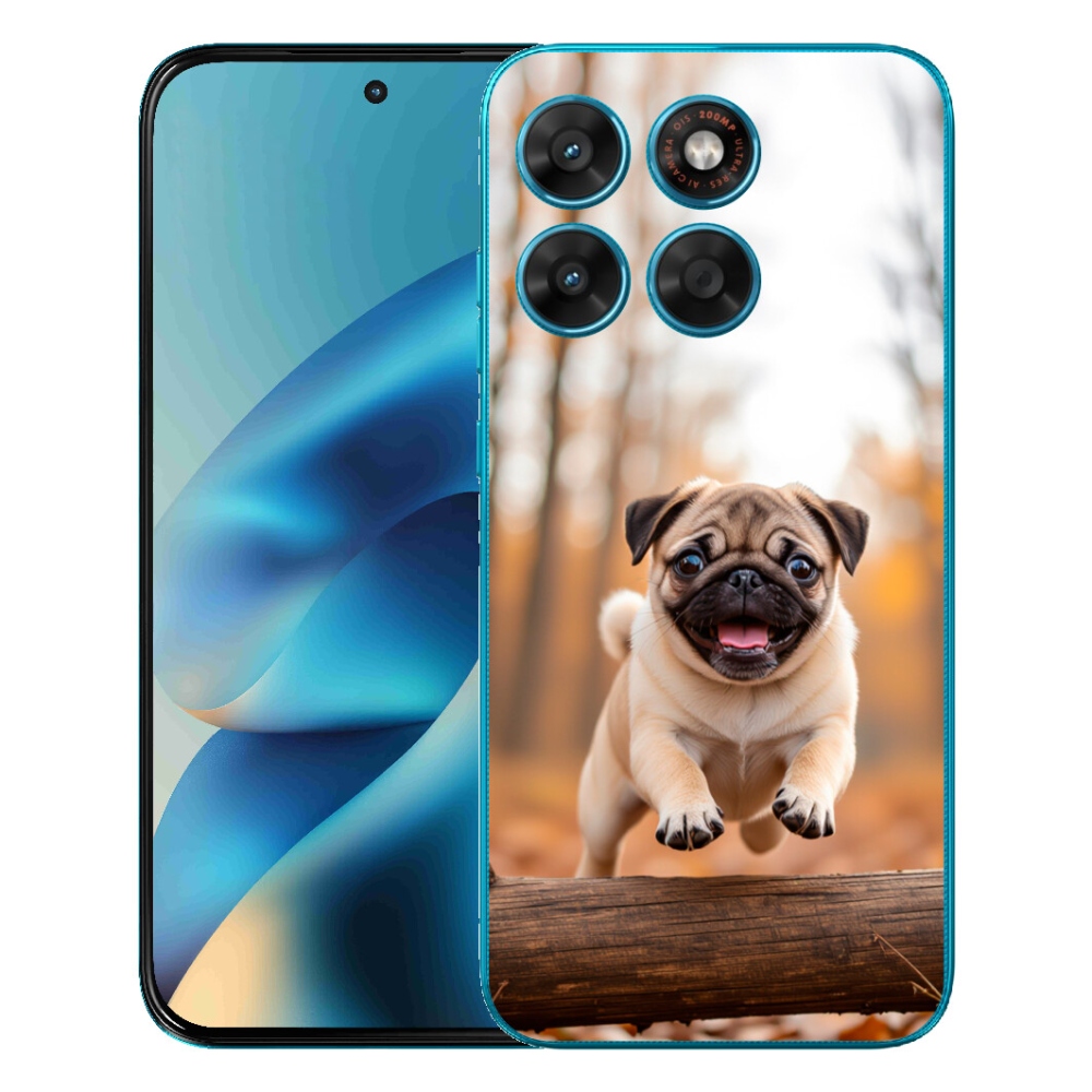 Gelový kryt mmCase na Motorola Moto G87/G77/G67 - mops 2