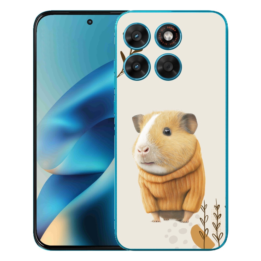 Gelový kryt mmCase na Motorola Moto G87/G77/G67 - morče ve svetru