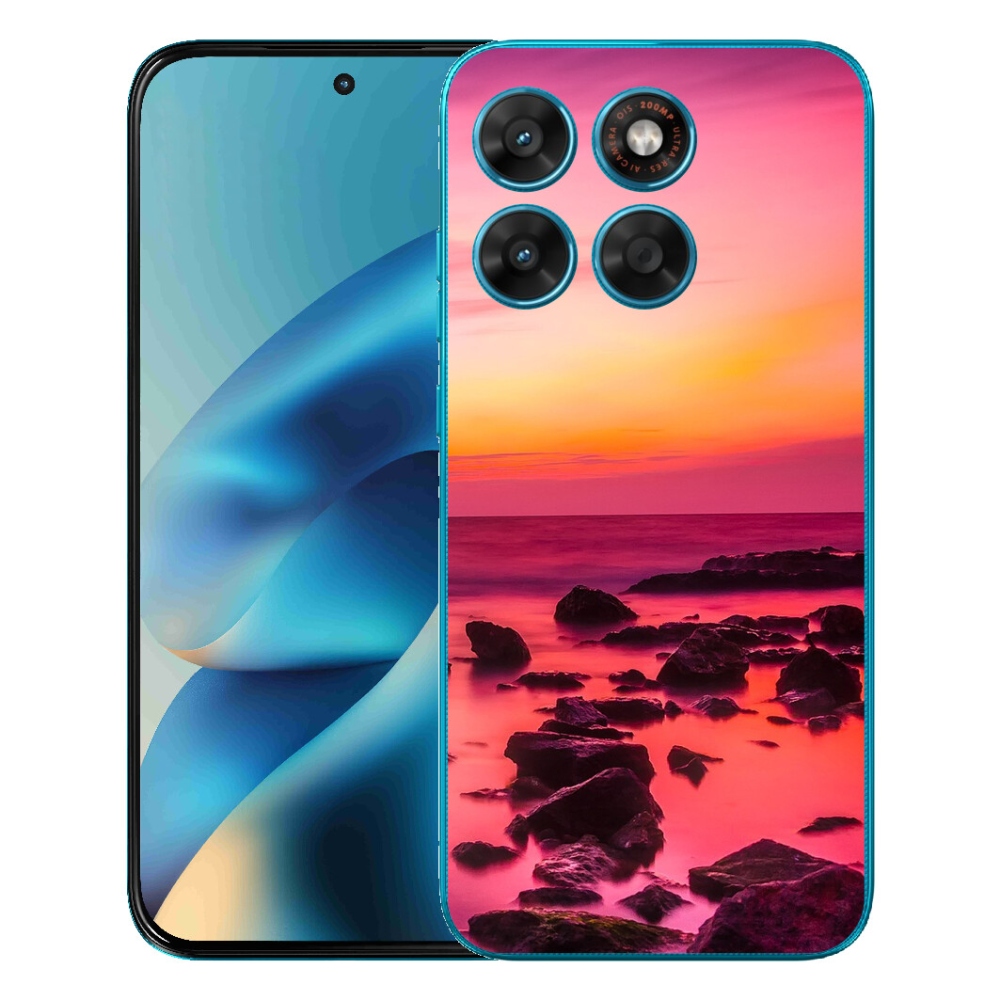 Gelový kryt mmCase na Motorola Moto G87/G77/G67 - moře a záře