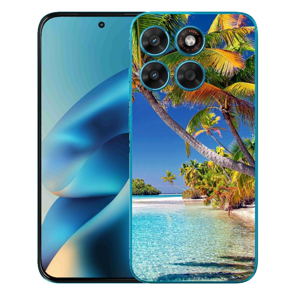 Gelový kryt mmCase na Motorola Moto G87/G77/G67 - mořská pláž