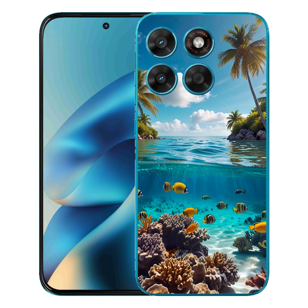 Gelový kryt mmCase na Motorola Moto G87/G77/G67 - mořský svět 4