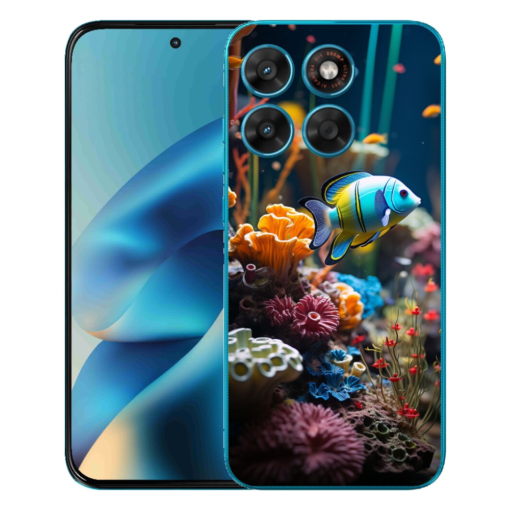 Gelový kryt mmCase na Motorola Moto G87/G77/G67 - mořský svět 5