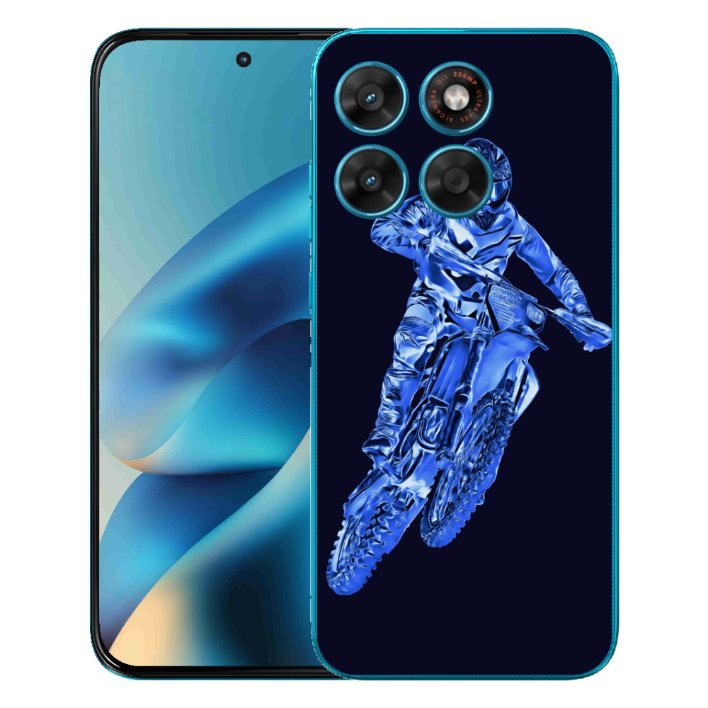 Gelový kryt mmCase na Motorola Moto G87/G77/G67 - motocross 1