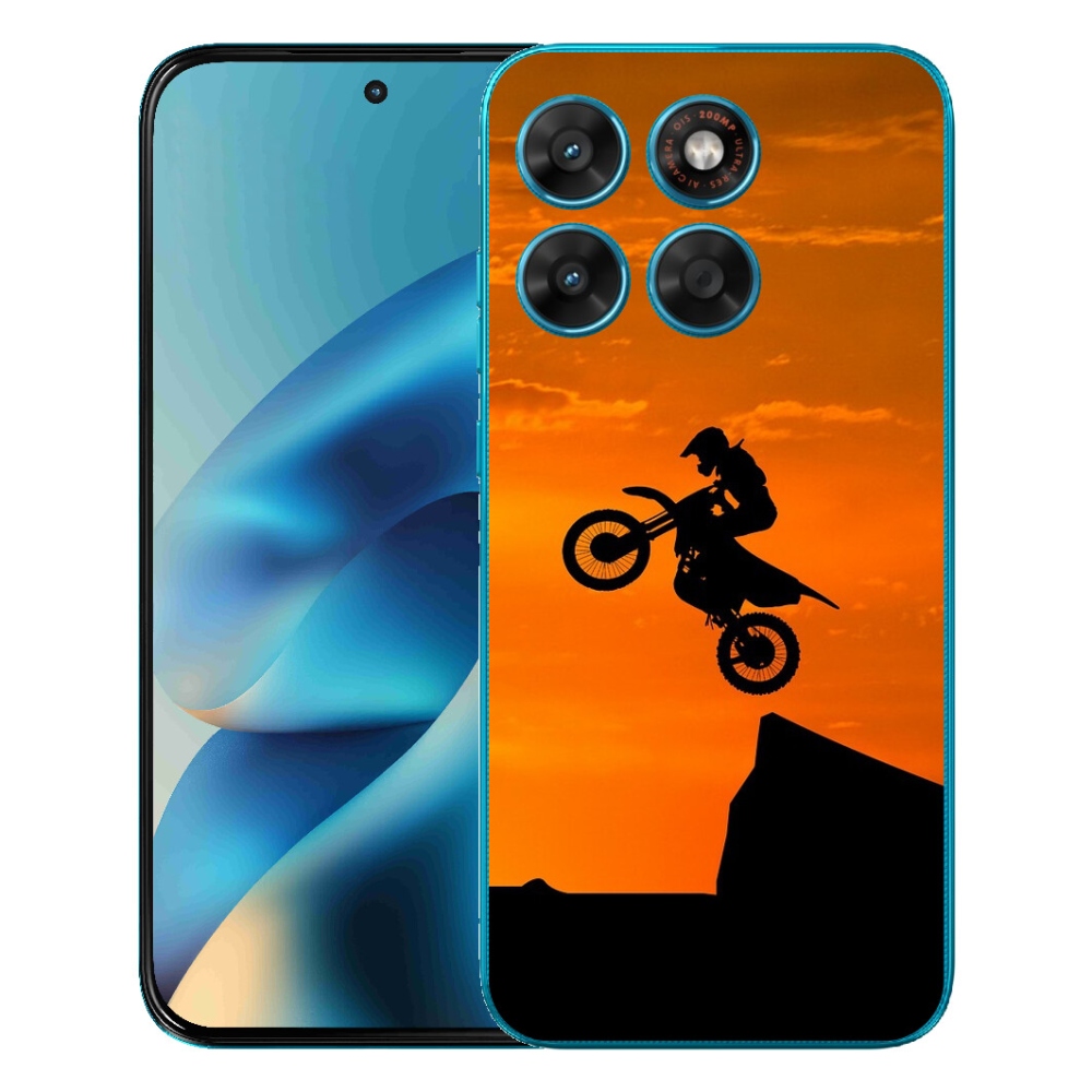 Gelový kryt mmCase na Motorola Moto G87/G77/G67 - motocross
