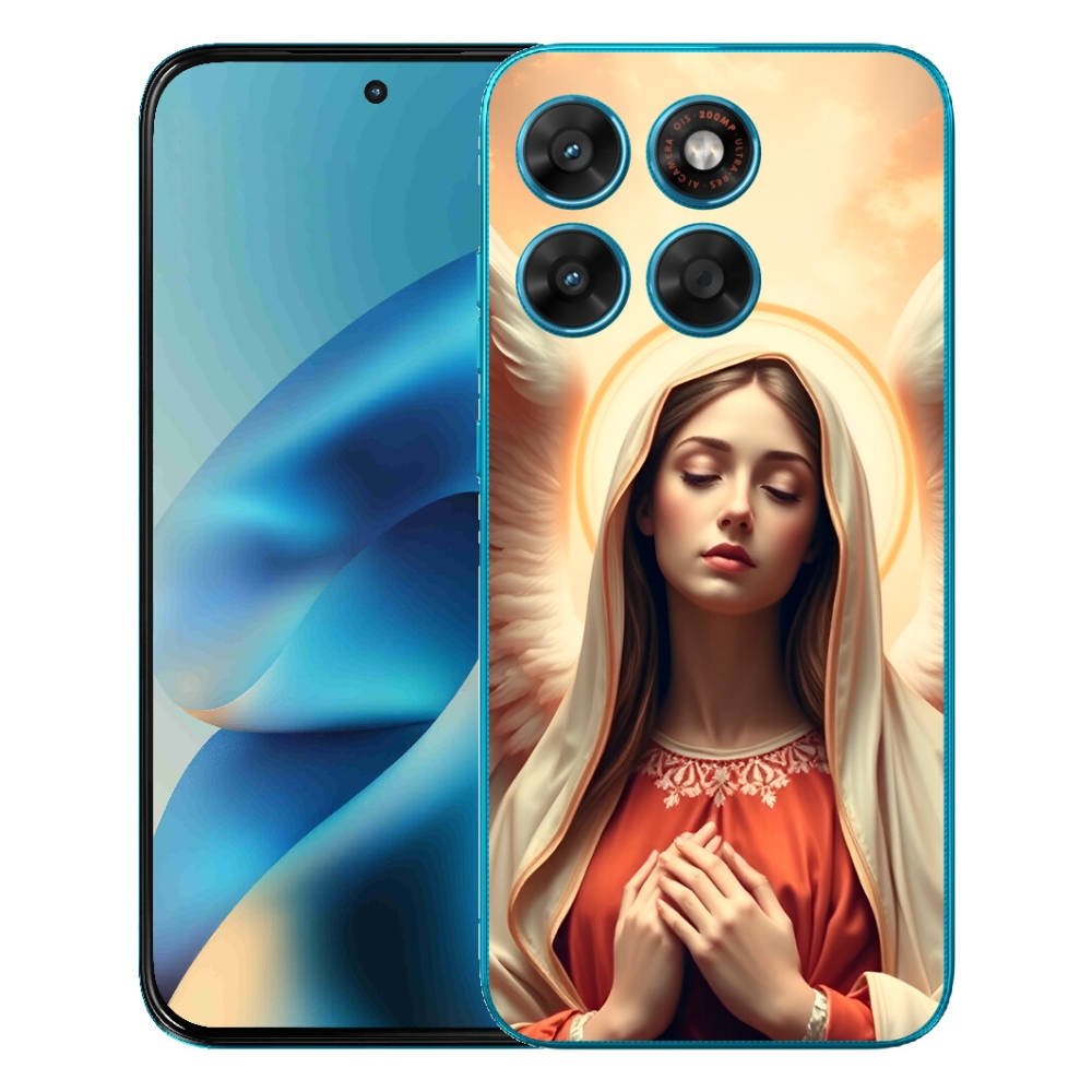 Gelový kryt mmCase na Motorola Moto G87/G77/G67 - náboženský motiv