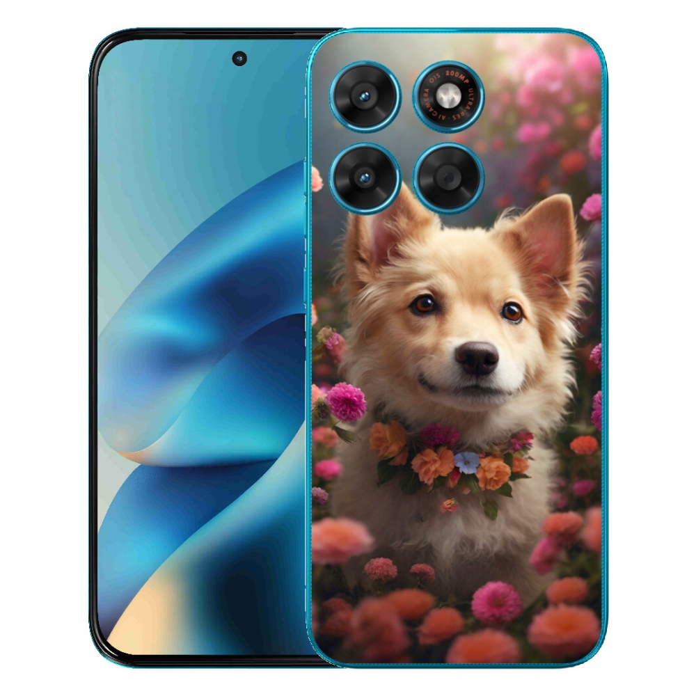 Gelový kryt mmCase na Motorola Moto G87/G77/G67 - německý špic