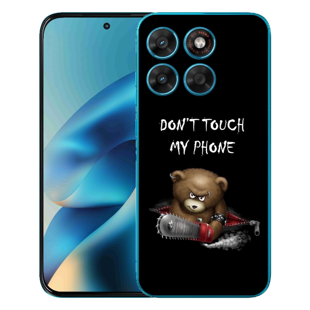 Gelový kryt mmCase na Motorola Moto G87/G77/G67 - nesahej na telefon