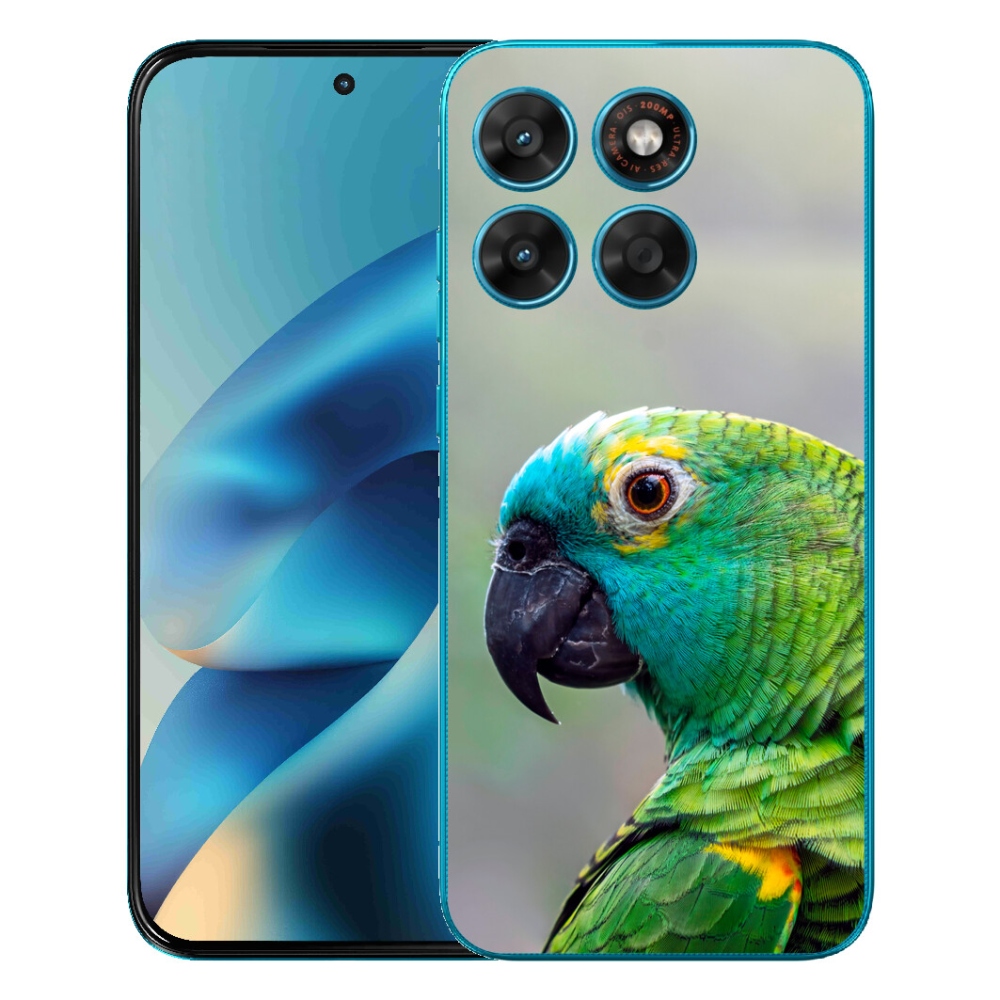 Gelový kryt mmCase na Motorola Moto G87/G77/G67 - papoušek amazoňan