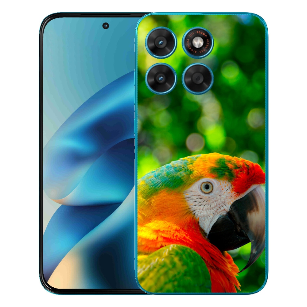 Gelový kryt mmCase na Motorola Moto G87/G77/G67 - papoušek ara 3