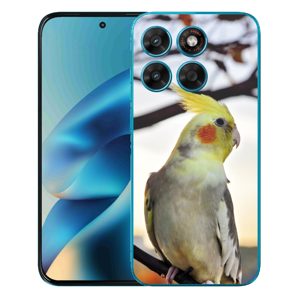 Gelový kryt mmCase na Motorola Moto G87/G77/G67 - papoušek korela