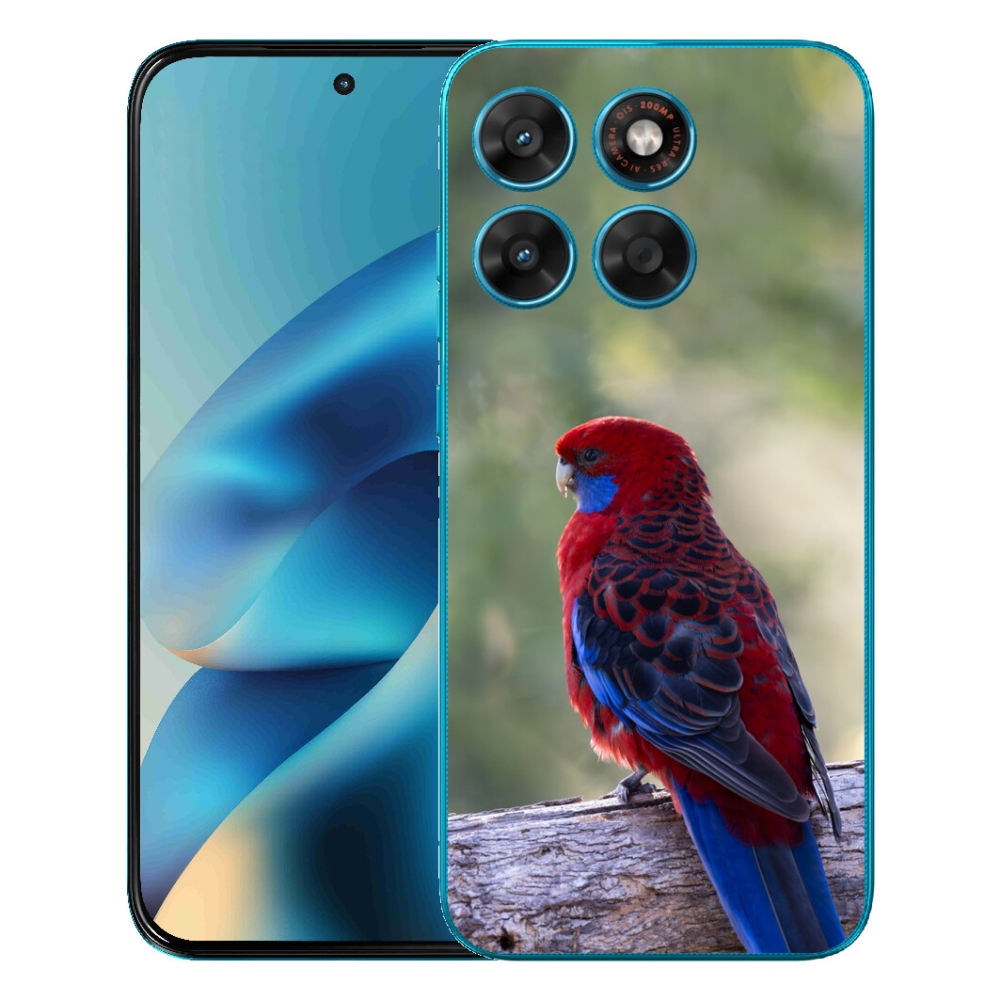 Gelový kryt mmCase na Motorola Moto G87/G77/G67 - papoušek rosela