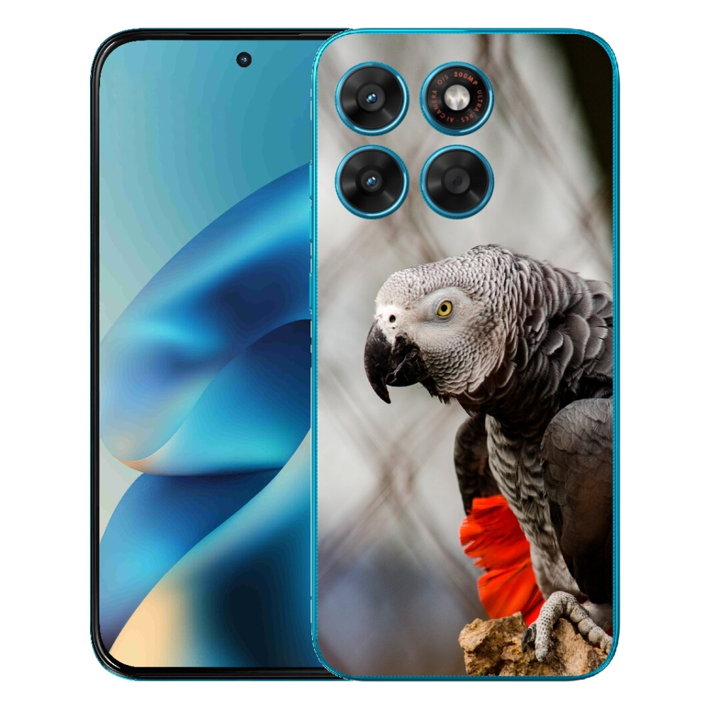 Gelový kryt mmCase na Motorola Moto G87/G77/G67 - papoušek žako 3