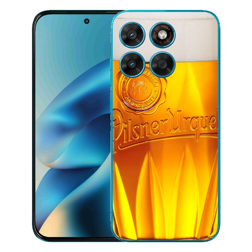 Gelový kryt mmCase na Motorola Moto G87/G77/G67 - pivo