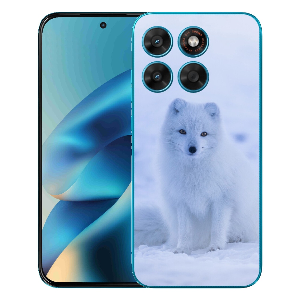 Gelový kryt mmCase na Motorola Moto G87/G77/G67 - polární liška