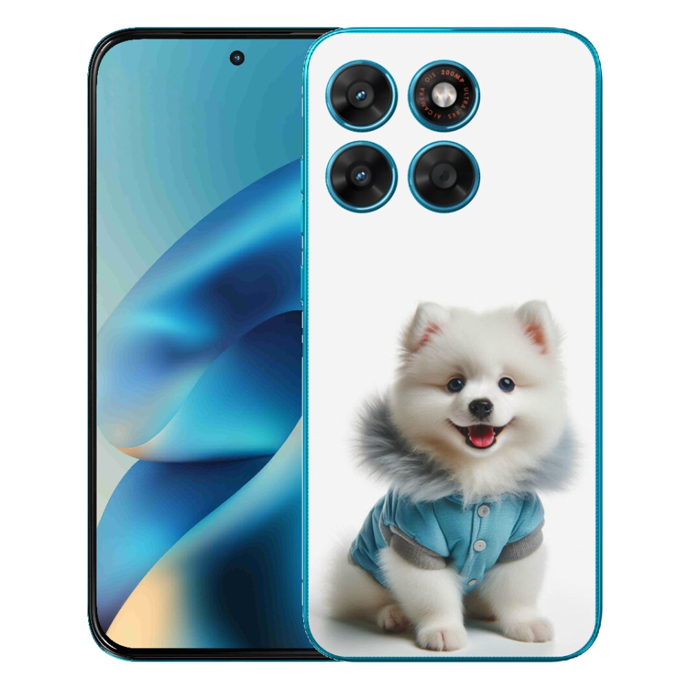 Gelový kryt mmCase na Motorola Moto G87/G77/G67 - pomeranian