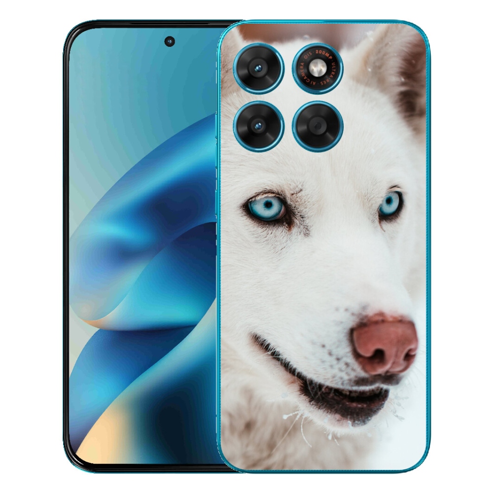 Gelový kryt mmCase na Motorola Moto G87/G77/G67 - psí pohled