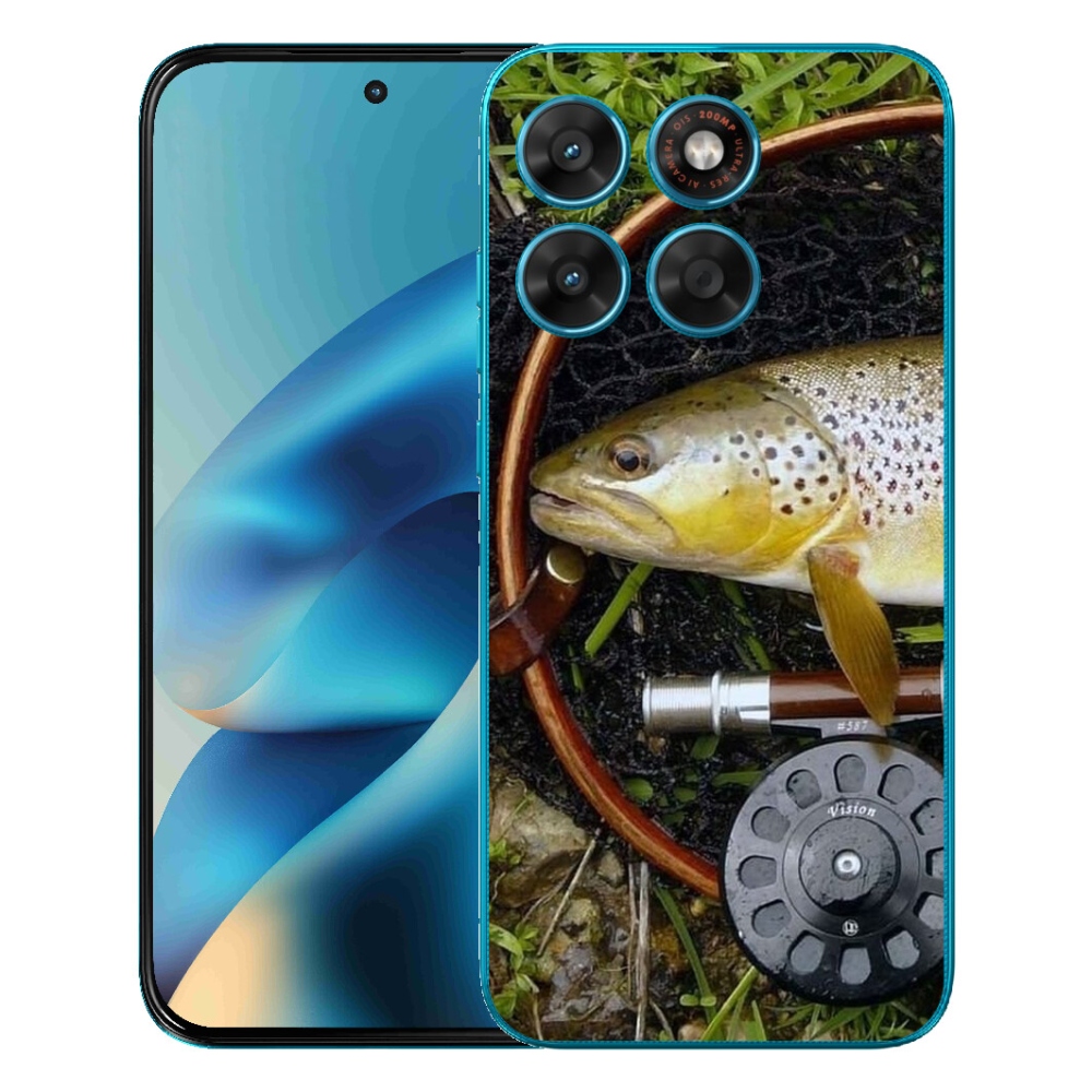 Gelový kryt mmCase na Motorola Moto G87/G77/G67 - pstruh 2