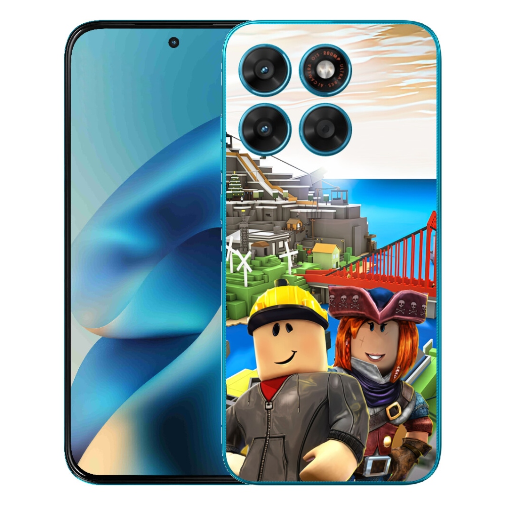 Gelový kryt mmCase na Motorola Moto G87/G77/G67 - roblox 1