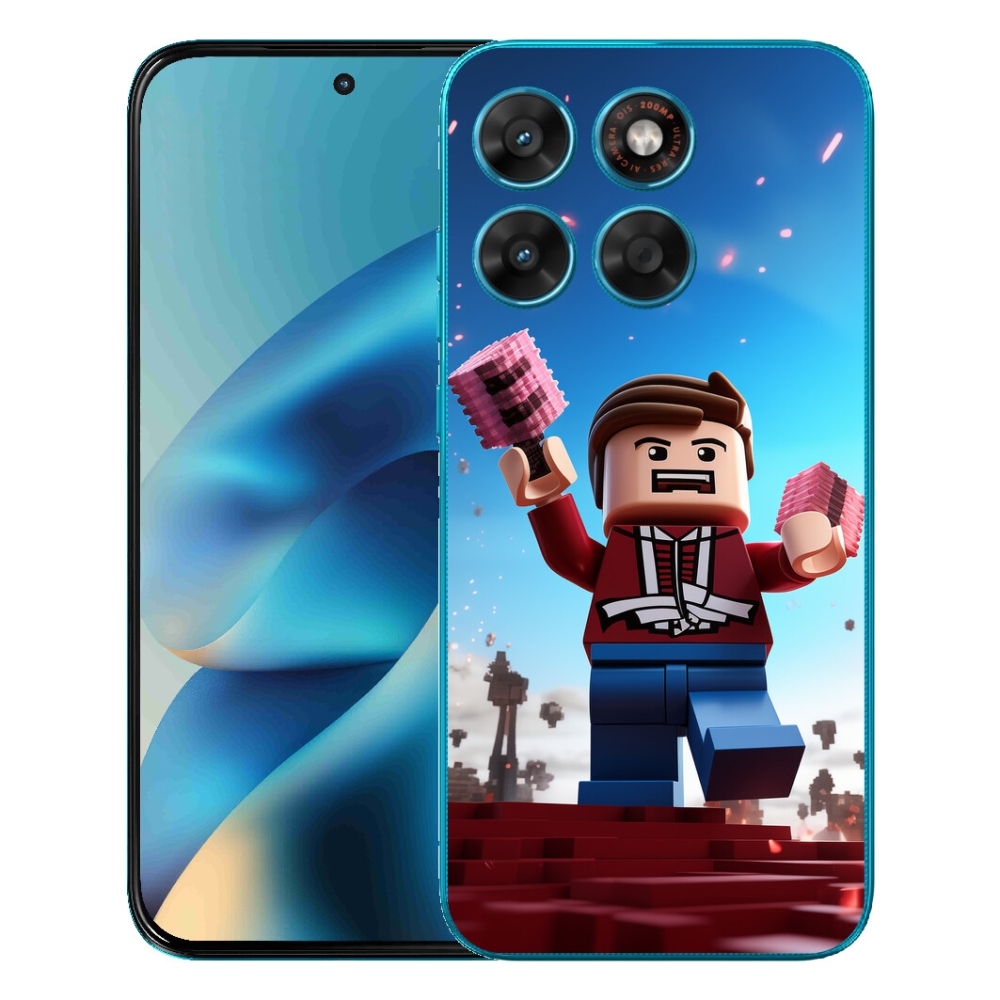 Gelový kryt mmCase na Motorola Moto G87/G77/G67 - roblox 2