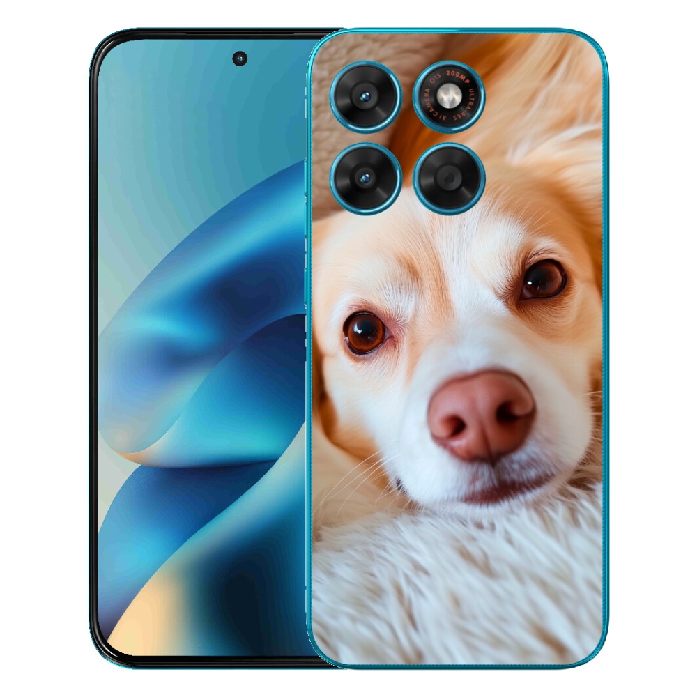 Gelový kryt mmCase na Motorola Moto G87/G77/G67 - Roztomilá čivava