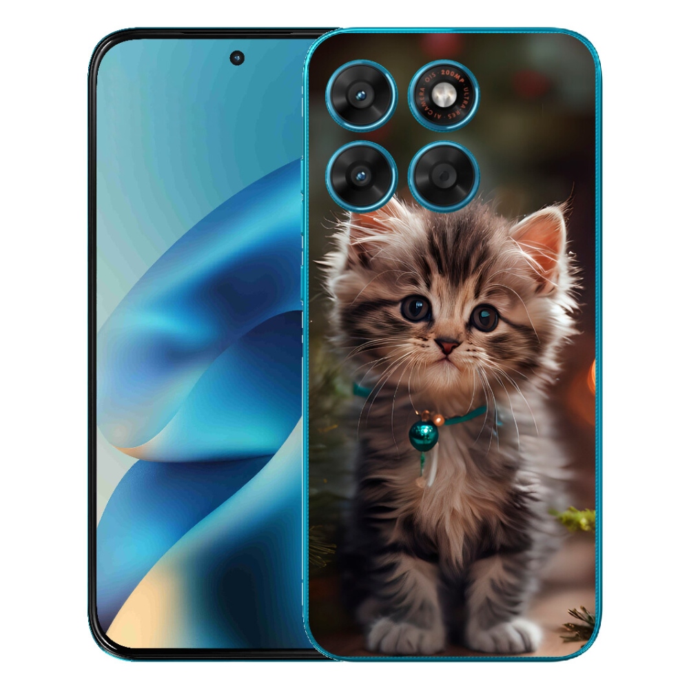 Gelový kryt mmCase na Motorola Moto G87/G77/G67 - roztomilé kotě 11