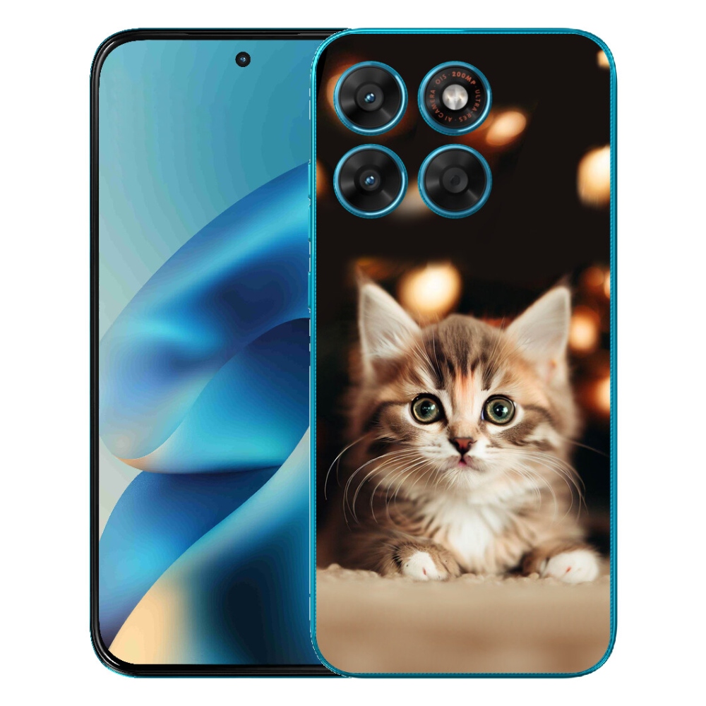 Gelový kryt mmCase na Motorola Moto G87/G77/G67 - roztomilé kotě 2