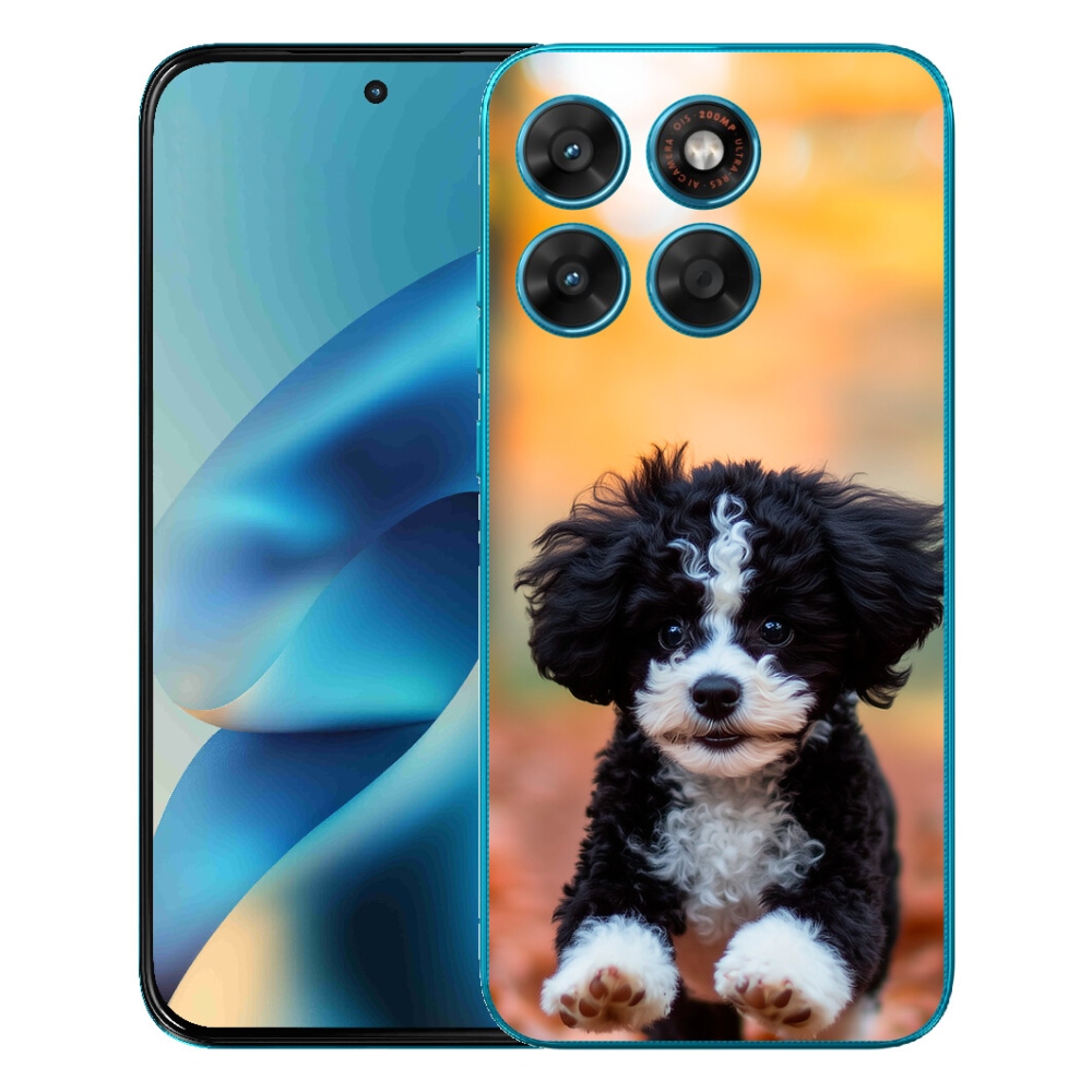 Gelový kryt mmCase na Motorola Moto G87/G77/G67 - roztomilé štěně 2
