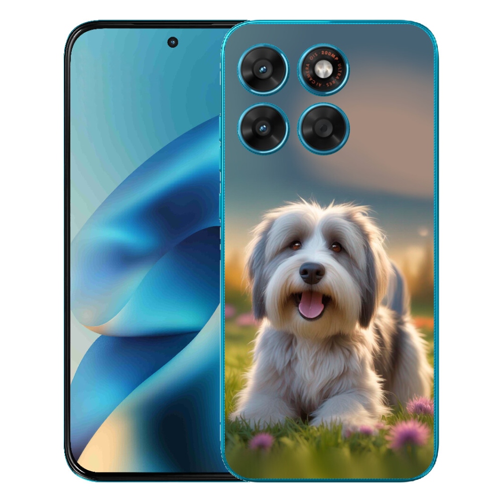 Gelový kryt mmCase na Motorola Moto G87/G77/G67 - roztomilý havanský psík