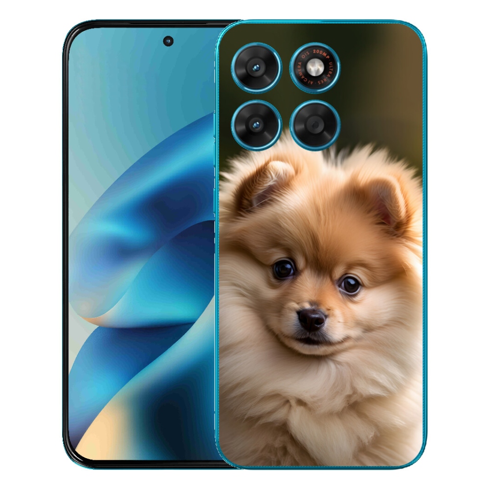 Gelový kryt mmCase na Motorola Moto G87/G77/G67 - roztomilý pomeranian 2