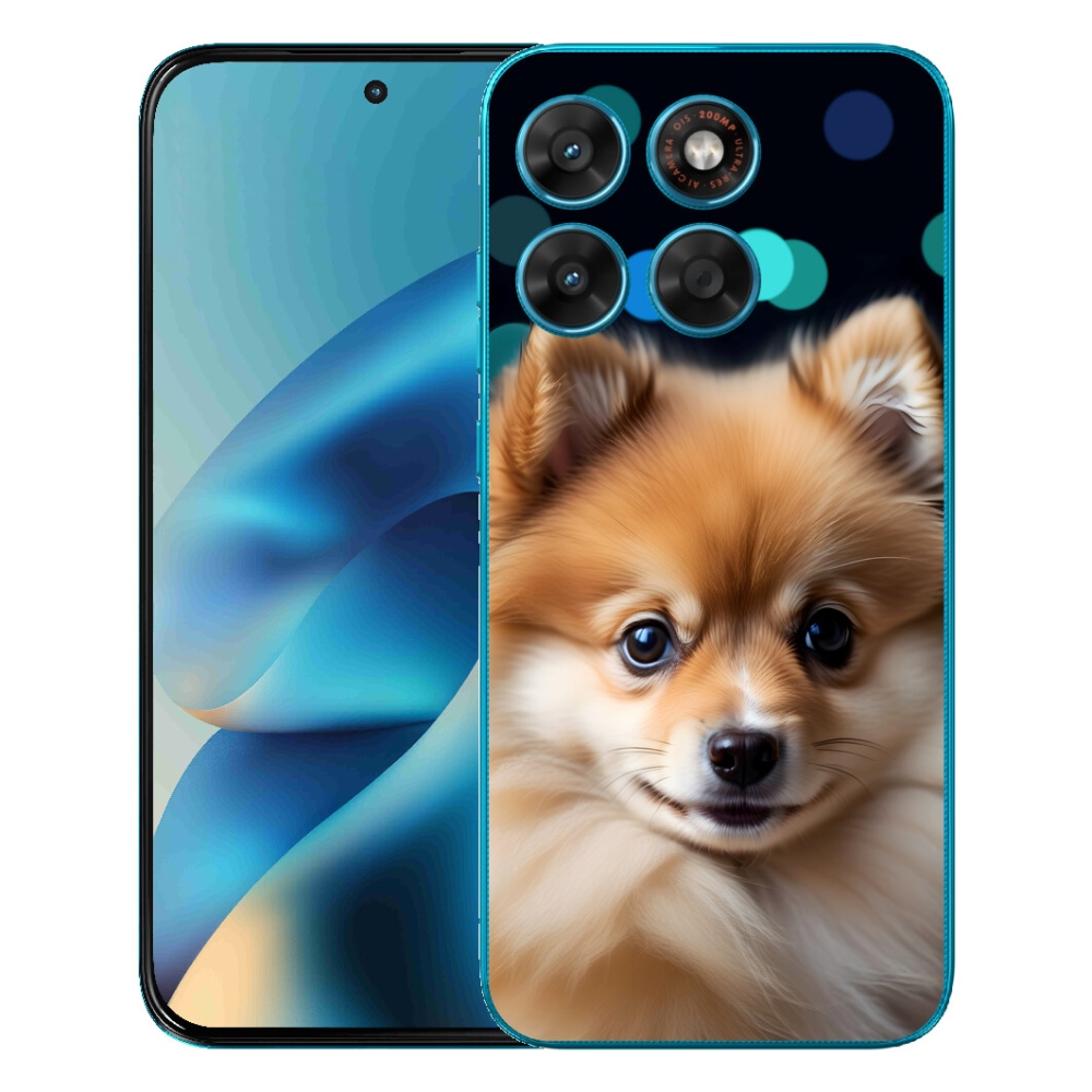 Gelový kryt mmCase na Motorola Moto G87/G77/G67 - roztomilý pomeranian