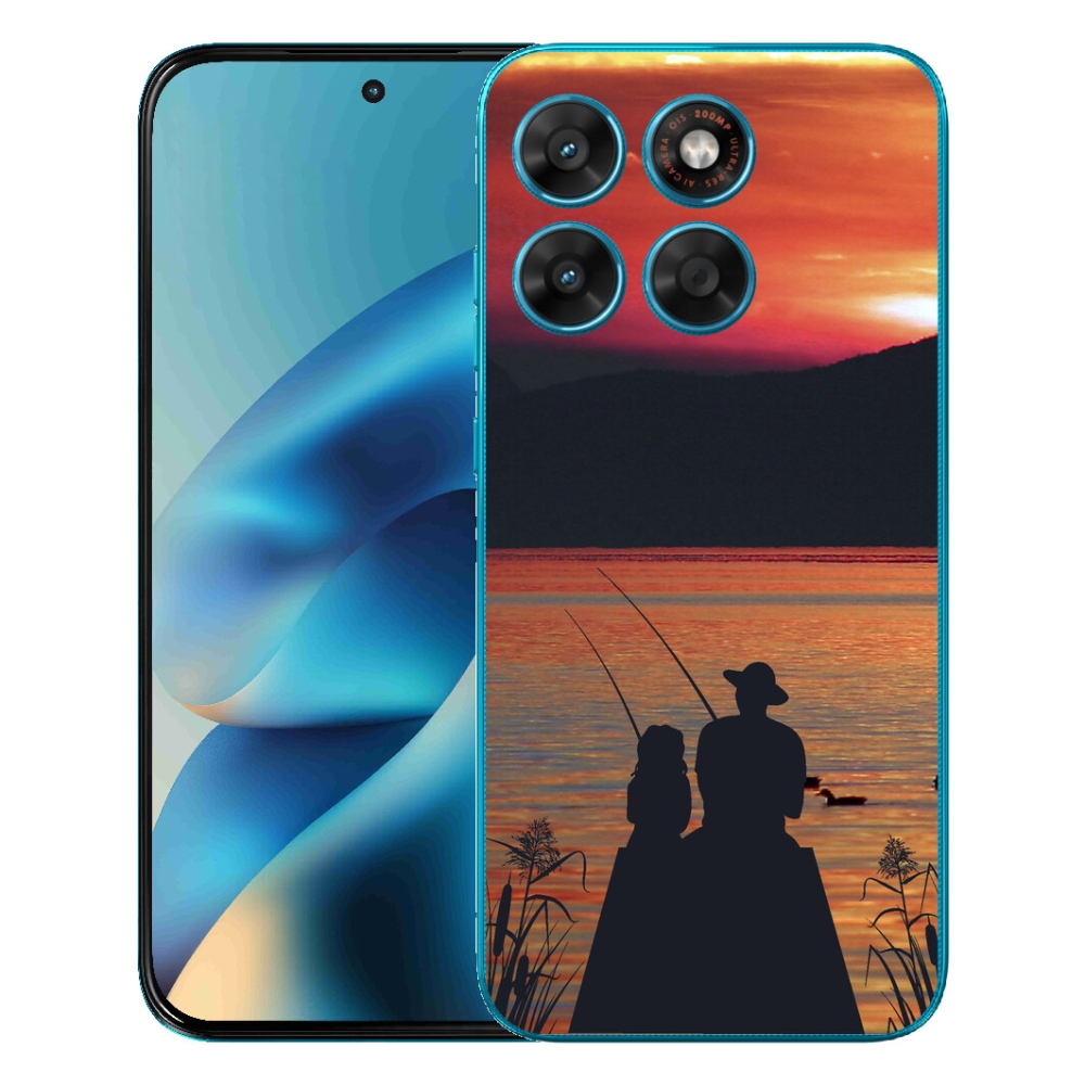 Gelový kryt mmCase na Motorola Moto G87/G77/G67 - rybaření 3