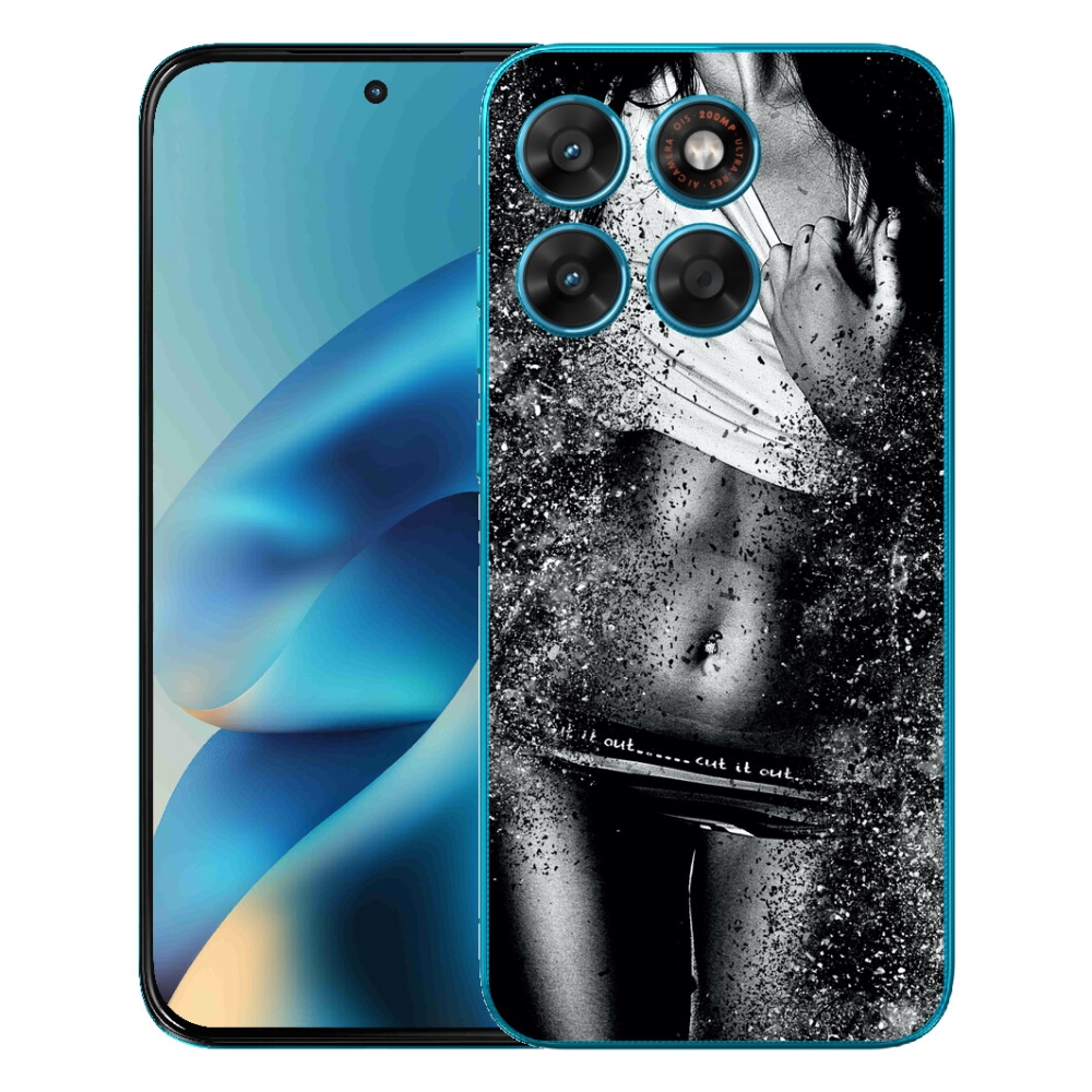 Gelový kryt mmCase na Motorola Moto G87/G77/G67 - sexy žena 1